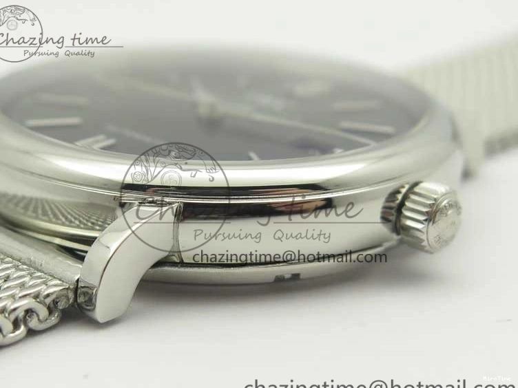 MIROTIME 0104 FastDry Portofino IW356501 SS V3 MK 1:1 Best Edition Black Dial On SS Mesh Bracelet MIYOTA 7195